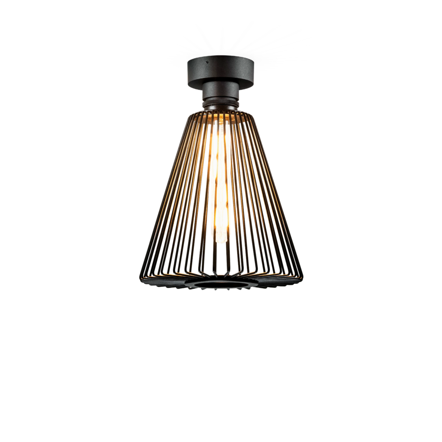 [W2080E0B0] WIRO CEILING CONE 1.0 (Schwarzer Stahl)