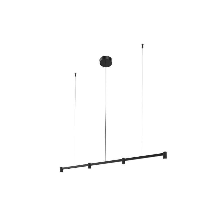 [W253564B3] TRACE CHANDELIER 1.0 (Noir, 2700K)
