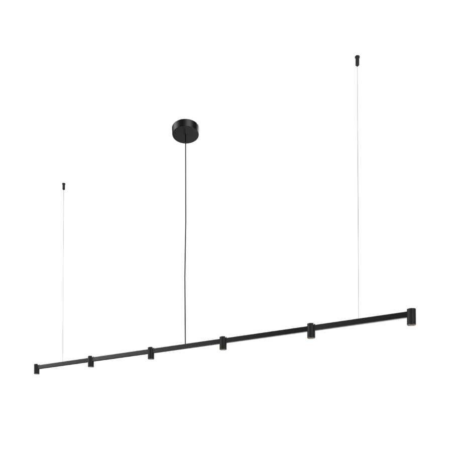 [W253664B3] TRACE CHANDELIER 2.0 (Noir, 2700K)