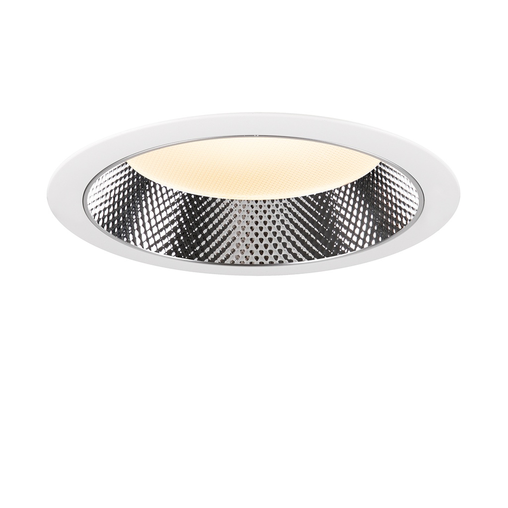 [130-565-700-0] TECO TUNABLE WHITE LED IP44 Ø 172-195MM (Blanc/Facetté)