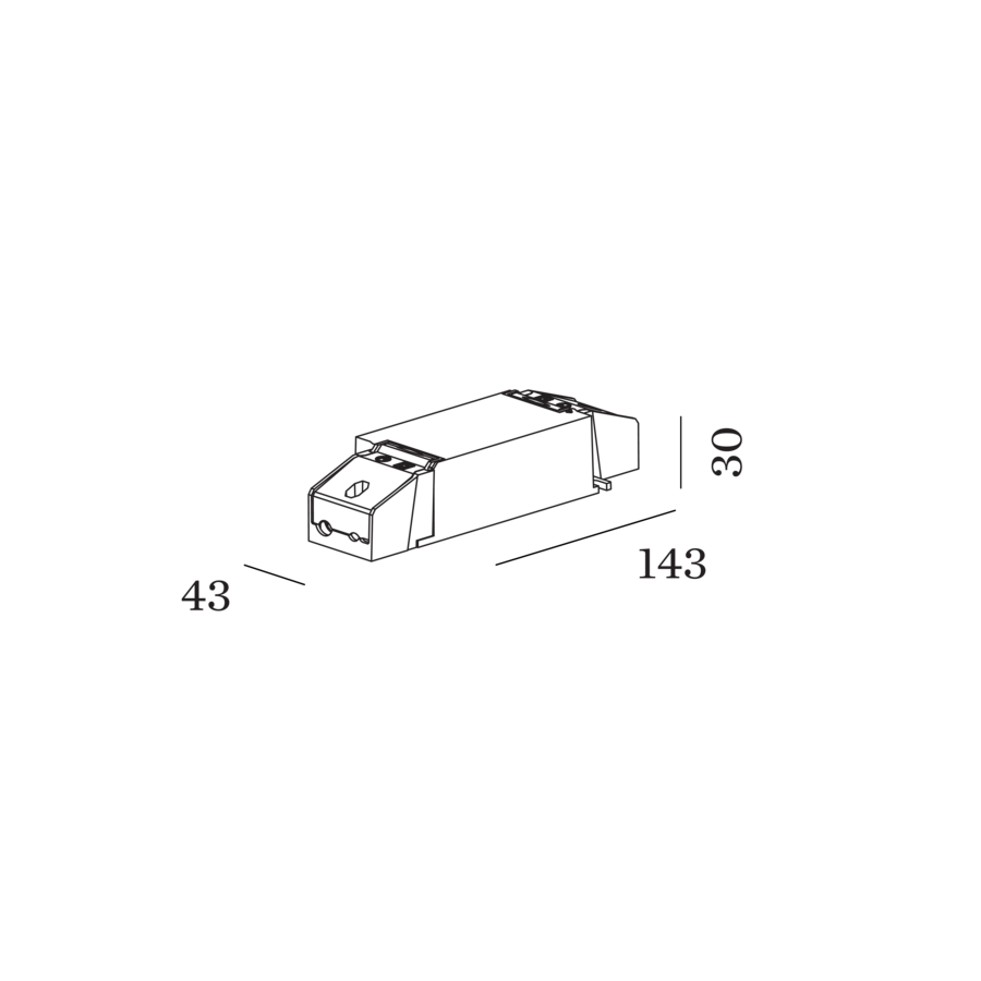 CONVERTISSEUR 24W 500mA DALI-2 / PUSH DIM