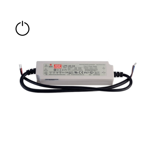 DRIVER 24V MEAN WELL IP67 40W