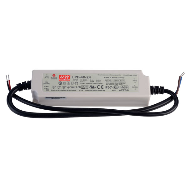 DRIVER 24V MEAN WELL IP67 40W