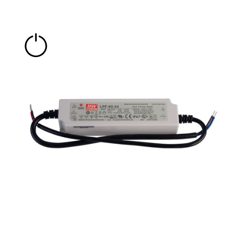 DRIVER 24V MEAN WELL IP67 60W