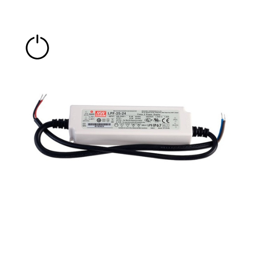 DRIVER 24V MEAN WELL IP67 25W