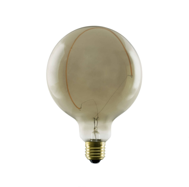 AMPOULE GLOBE 125 CRESCENT SLANTING LED E27 6W