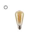 LED FILAMENT CURLY E27 ST64 4W