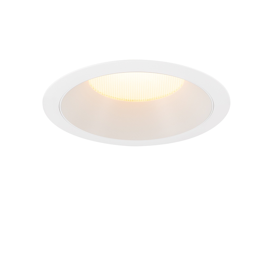 [130-533-700-0] TECO LED IP44 Ø 150-165MM R.C (Blanc/Blanc, 9.7W)