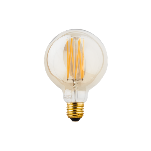 [W9003E111] LAMP G95 LED 2200K GOLD TINTED