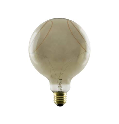 [SL1008159] AMPOULE GLOBE 125 2X SLANTING SOFT CURVE LED E27 6W