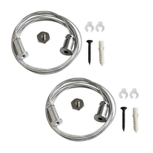 [290-032-00] PROOF II - Set de suspension à câble, 2000 mm, Ø 1.5 mm