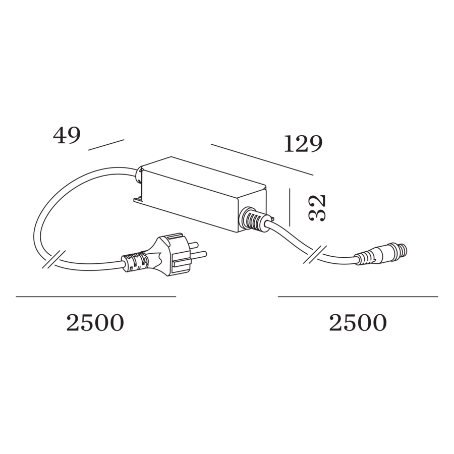 [W90018015] CONVERTISSEUR Plug & Play 75W 24V IP67